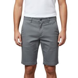 Slate & Stone Gray Flat Front Chino Shorts Cotton Casual Men's Size 31 NWT
